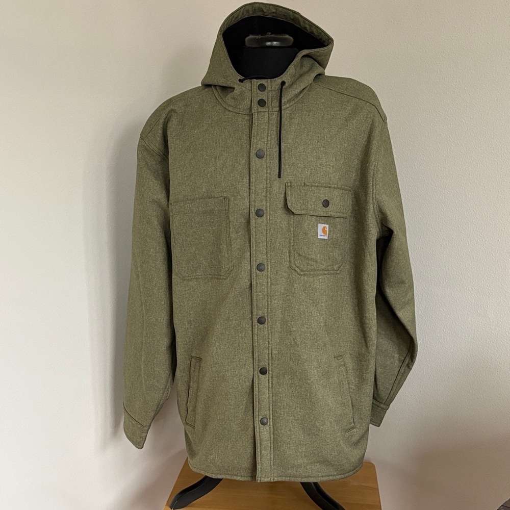 Carhartt NWOT Rain Defender Relaxed Fit Hooded Jacket Size 2XL